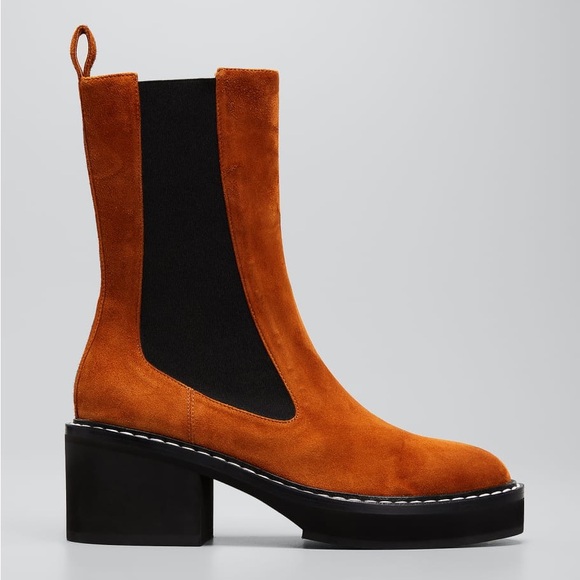 KHAITE Suede Leather Boot - Picture 2 of 15